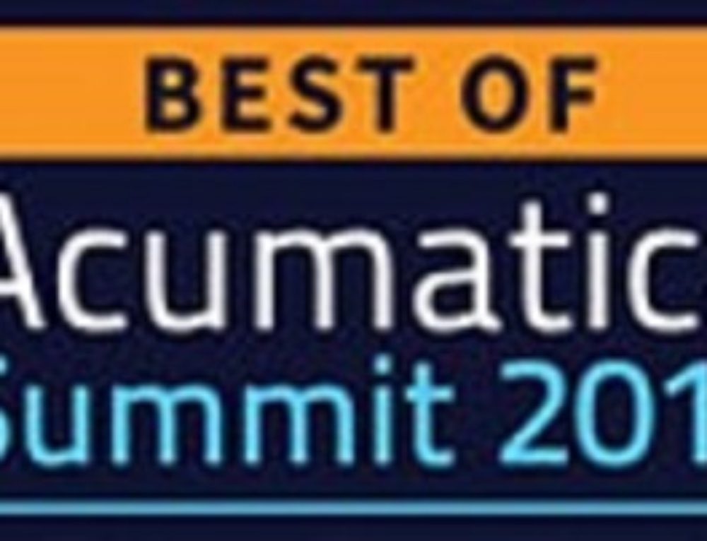 Acumatica Cloud ERP Best of Summit Anaheim wrap-up and comments
