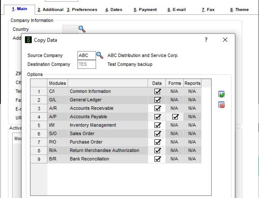 Sage 100 – Making a backup Company Review.